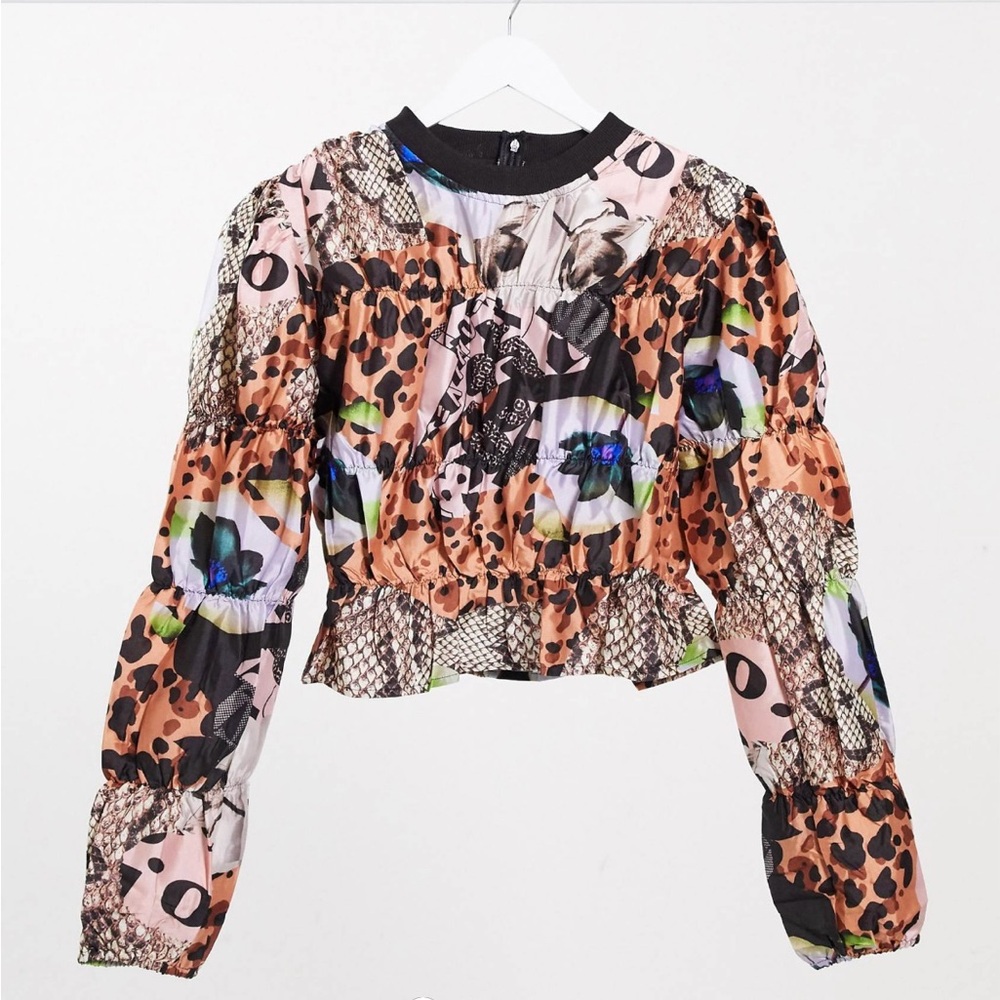 Chic Leopard Print Women's Blouse